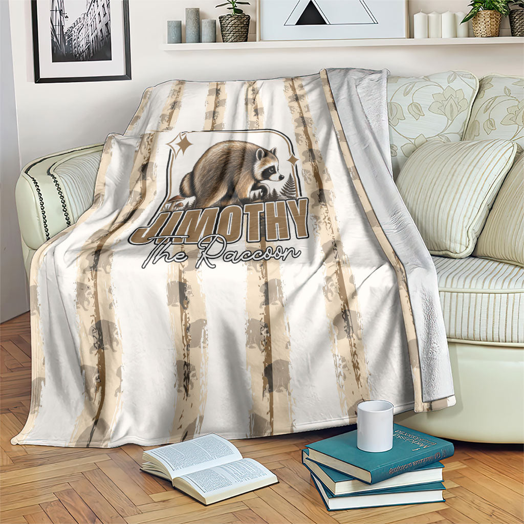 Jimothy The Raccoon Blanket Seattle Trash Panda Lover