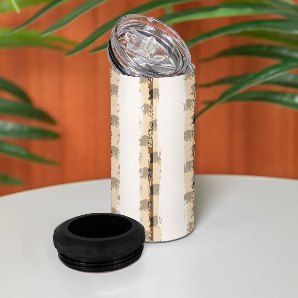 Jimothy The Raccoon 4 in 1 Can Cooler Tumbler Seattle Trash Panda Lover
