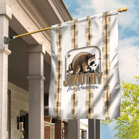 Jimothy The Raccoon Garden Flag Seattle Trash Panda Lover