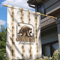 Jimothy The Raccoon Garden Flag Seattle Trash Panda Lover