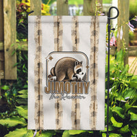 Jimothy The Raccoon Garden Flag Seattle Trash Panda Lover