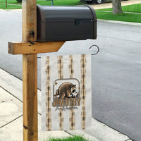 Jimothy The Raccoon Garden Flag Seattle Trash Panda Lover