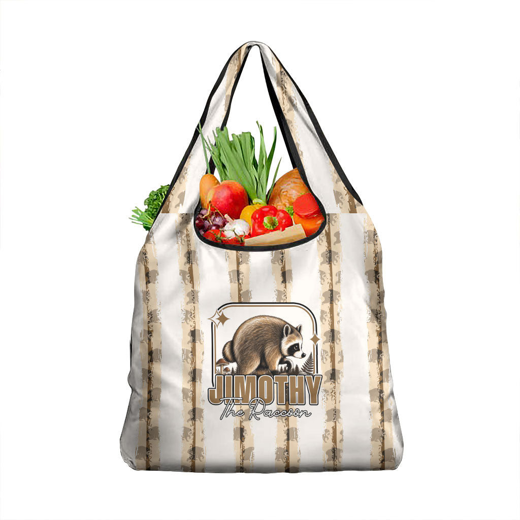 Jimothy The Raccoon Grocery Bag Seattle Trash Panda Lover