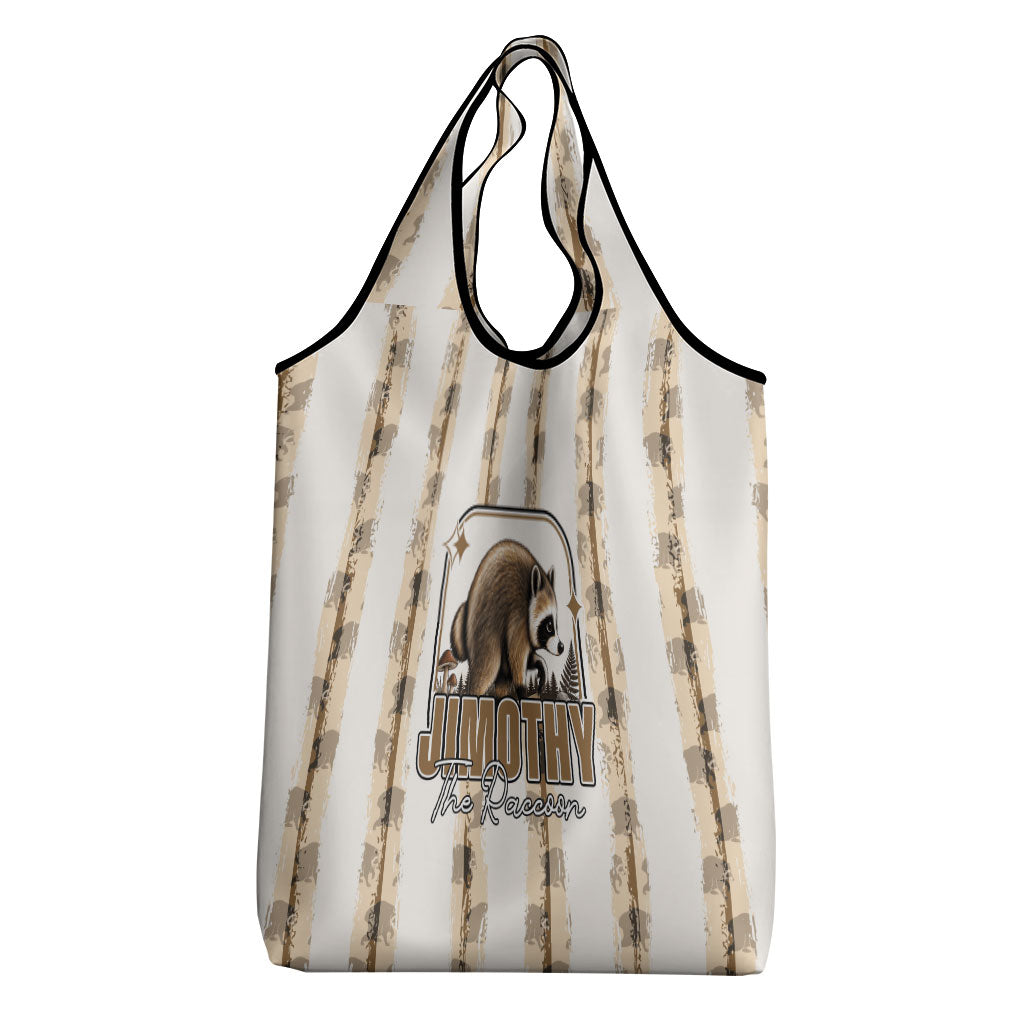 Jimothy The Raccoon Grocery Bag Seattle Trash Panda Lover