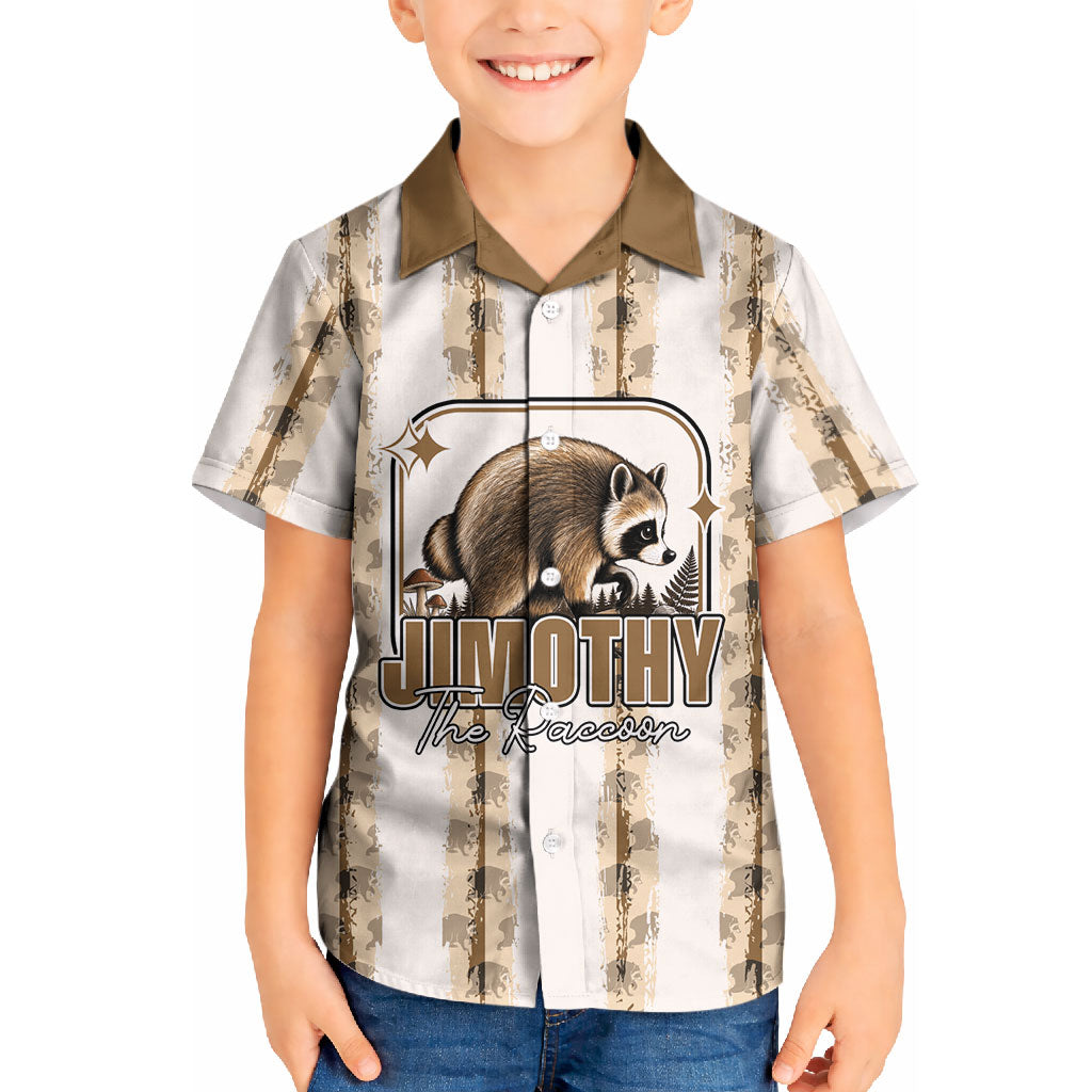 Jimothy The Raccoon Kid Hawaiian Shirt Seattle Trash Panda Lover