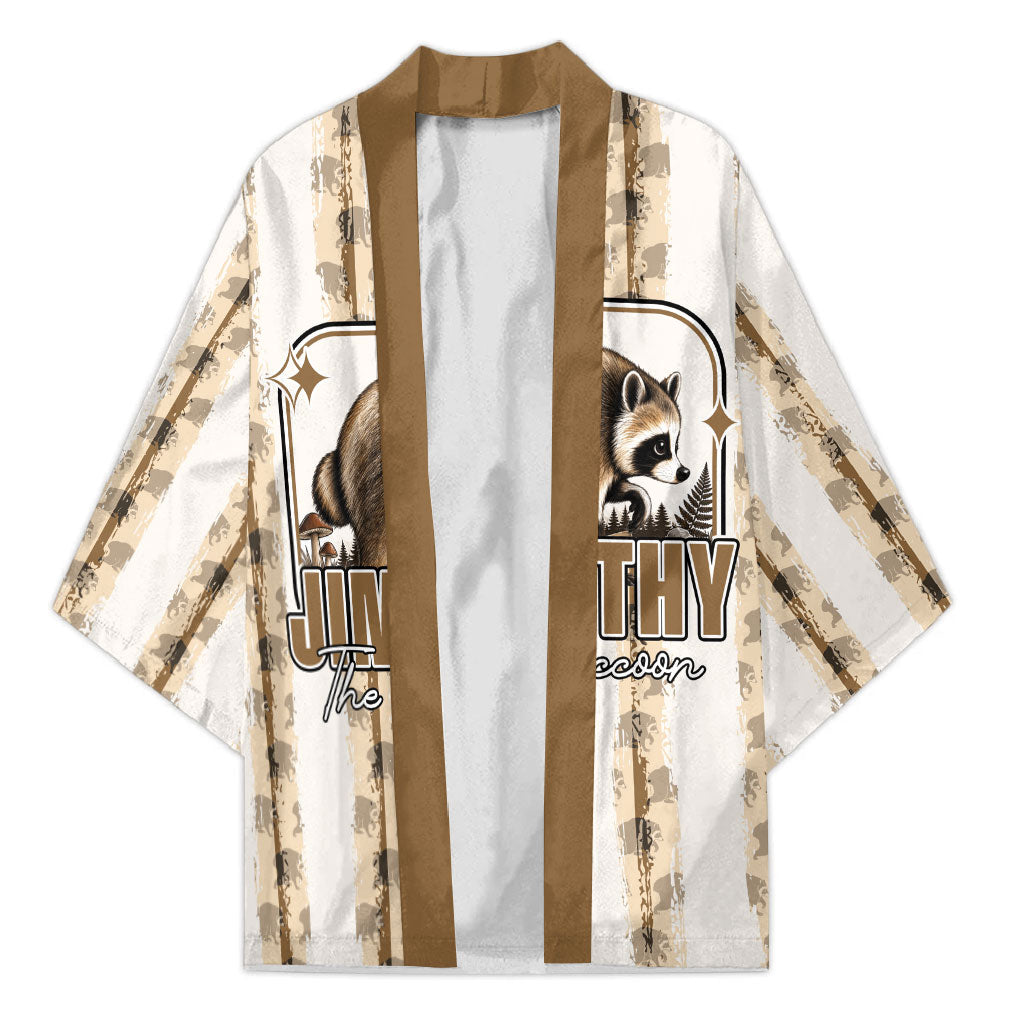 Jimothy The Raccoon Kimono Seattle Trash Panda Lover
