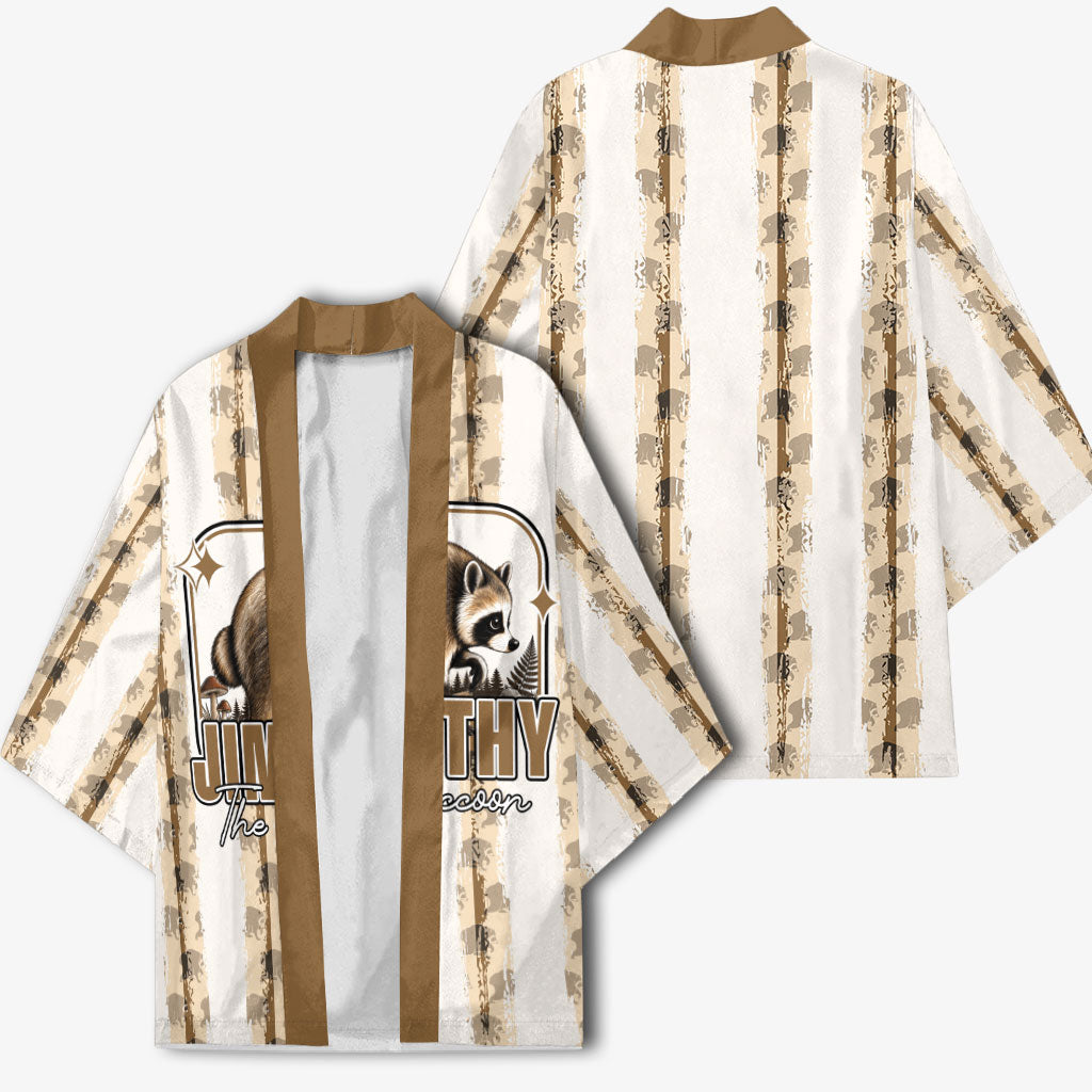 Jimothy The Raccoon Kimono Seattle Trash Panda Lover