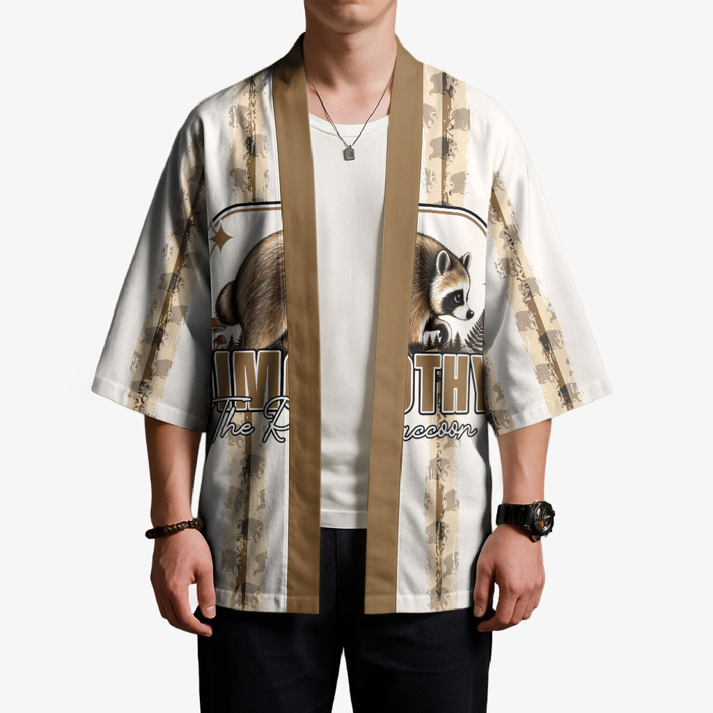 Jimothy The Raccoon Kimono Seattle Trash Panda Lover