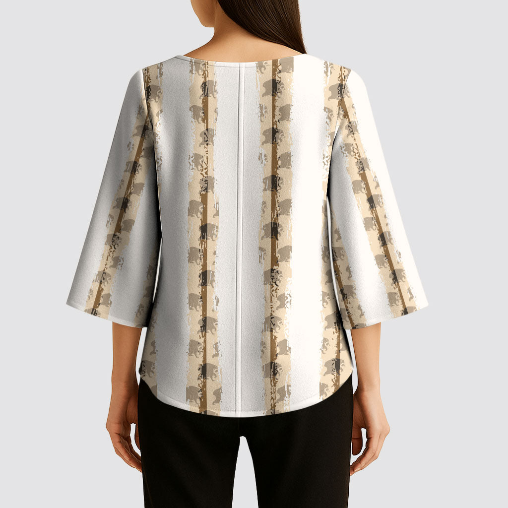 Jimothy The Raccoon Kimono Sleeve Blouse Seattle Trash Panda Lover