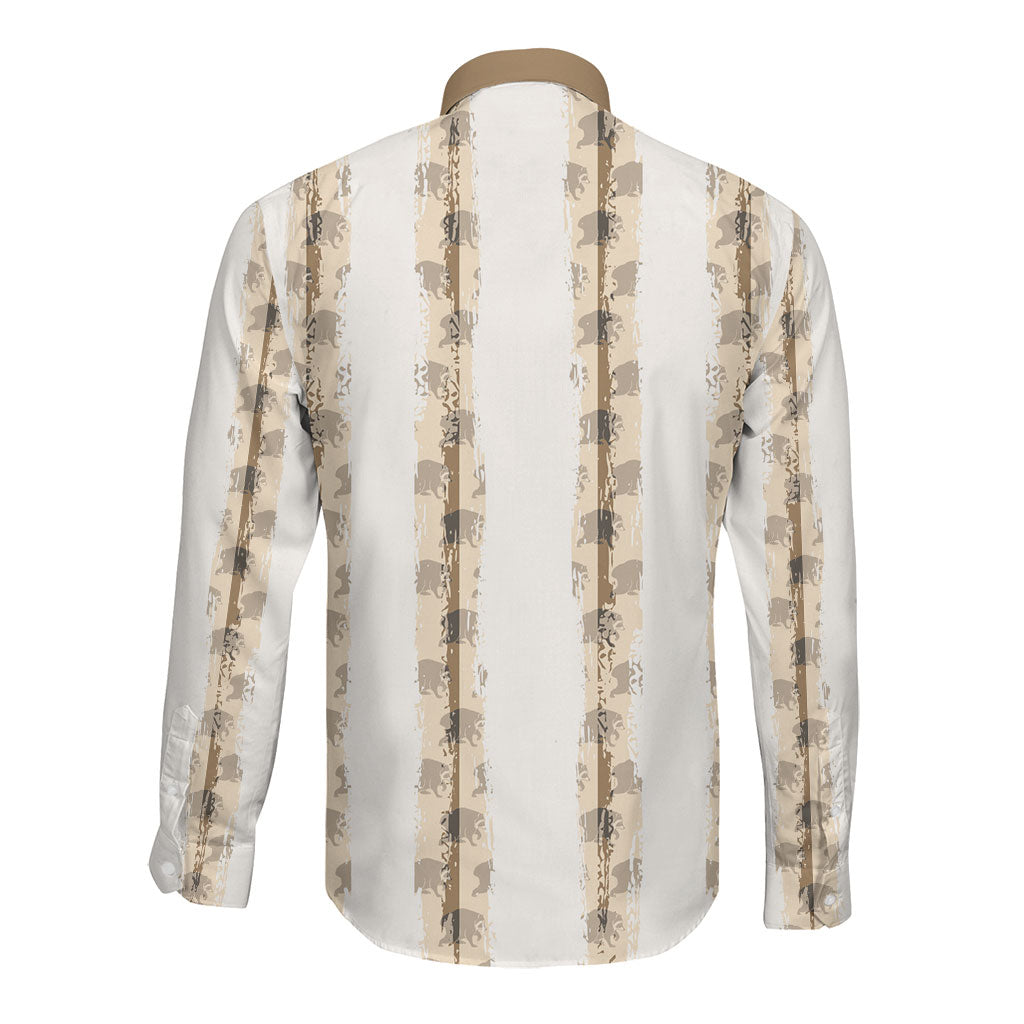 Jimothy The Raccoon Long Sleeve Button Shirt Seattle Trash Panda Lover