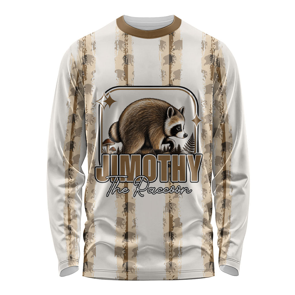Jimothy The Raccoon Long Sleeve Shirt Seattle Trash Panda Lover