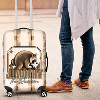 Jimothy The Raccoon Luggage Cover Seattle Trash Panda Lover