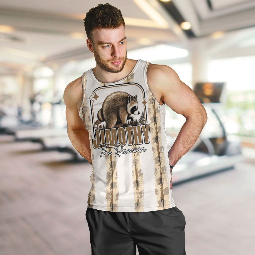 Jimothy The Raccoon Men Tank Top Seattle Trash Panda Lover