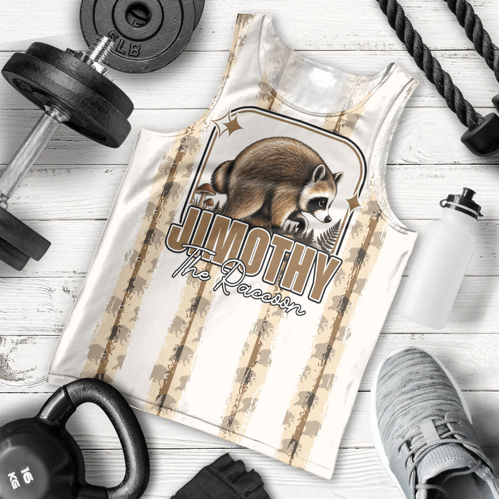 Jimothy The Raccoon Men Tank Top Seattle Trash Panda Lover