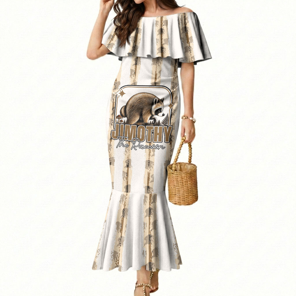 Jimothy The Raccoon Mermaid Dress Seattle Trash Panda Lover