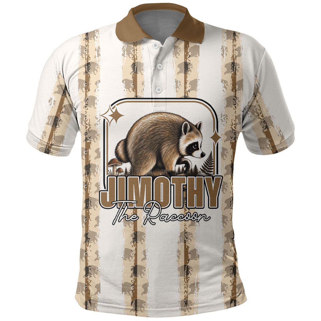 Jimothy The Raccoon Polo Shirt Seattle Trash Panda Lover