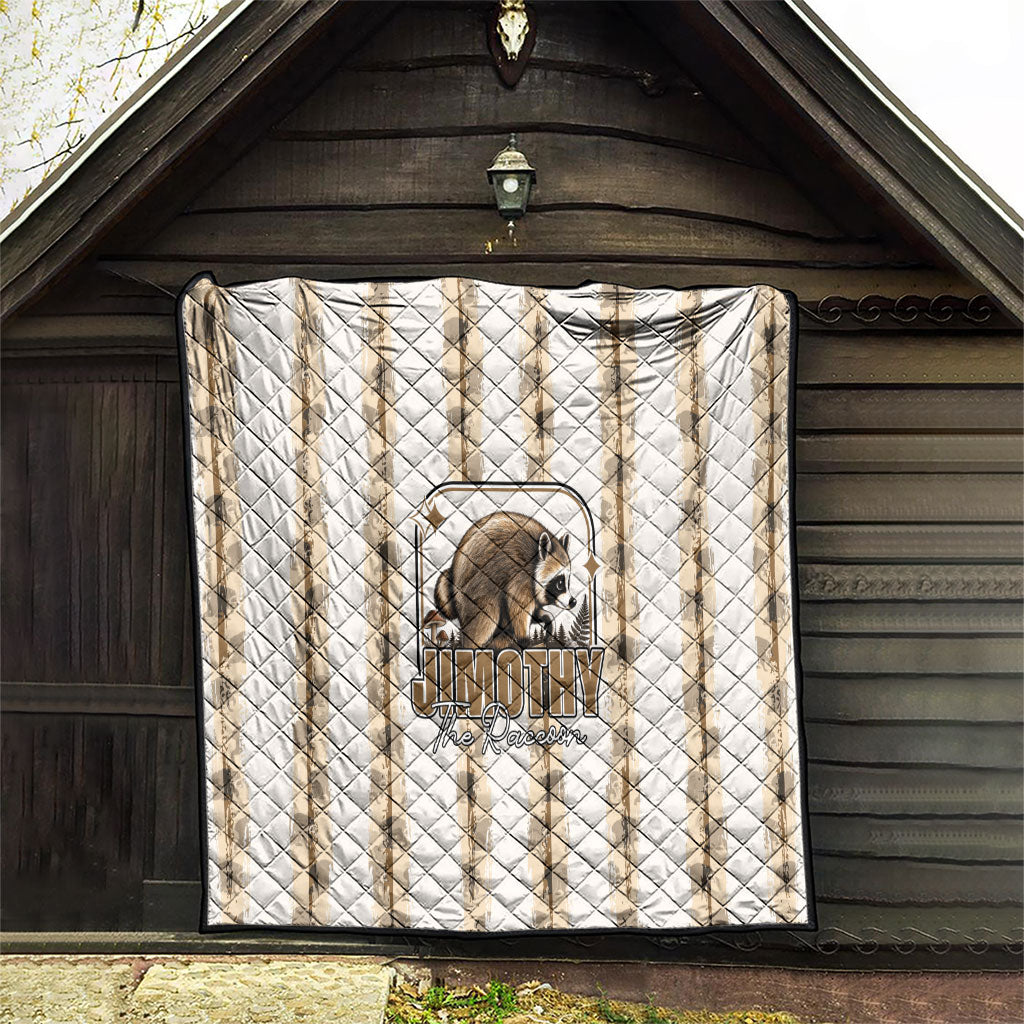 Jimothy The Raccoon Quilt Seattle Trash Panda Lover