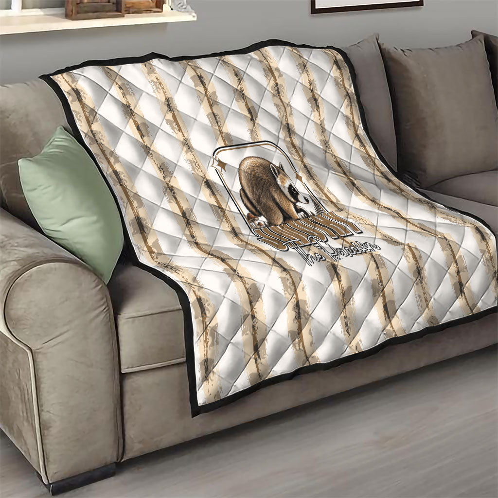 Jimothy The Raccoon Quilt Seattle Trash Panda Lover