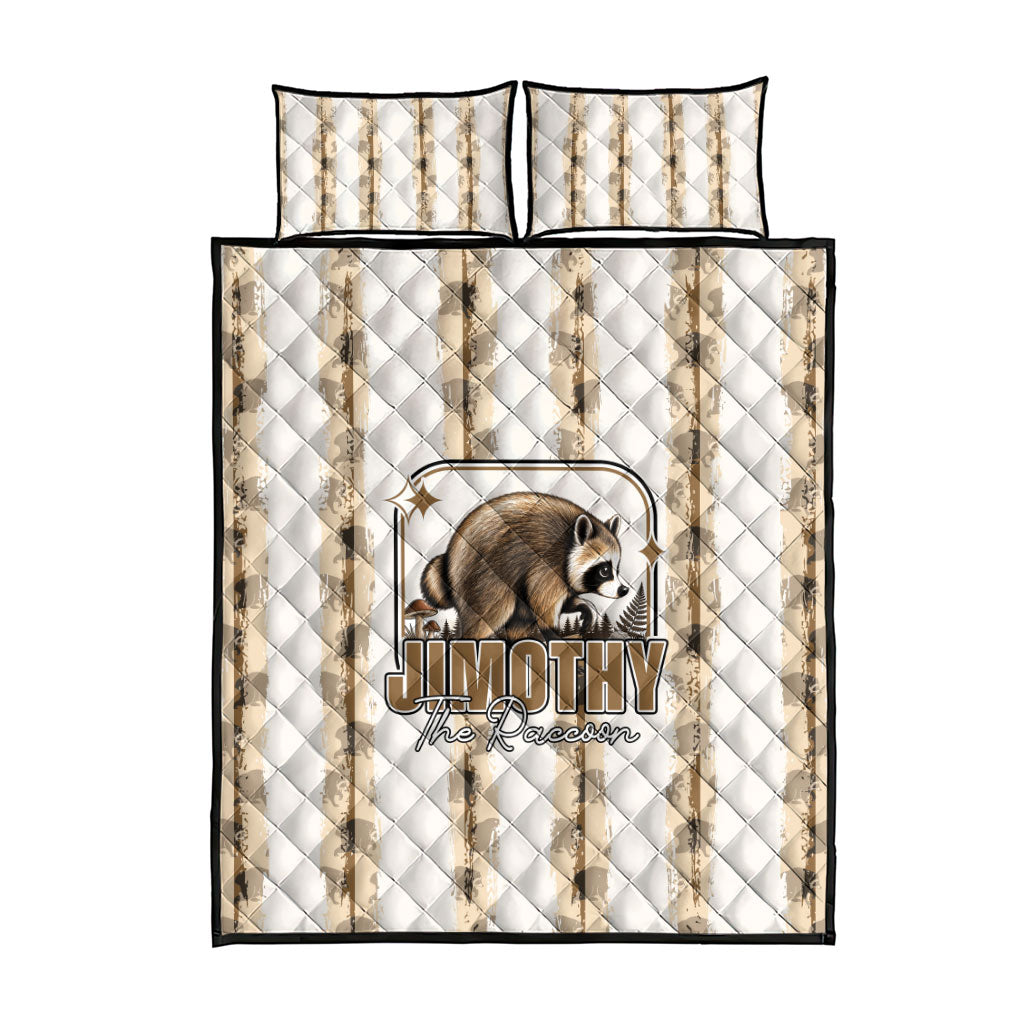 Jimothy The Raccoon Quilt Bed Set Seattle Trash Panda Lover