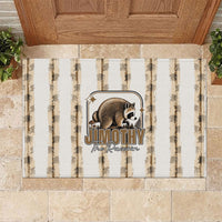 Jimothy The Raccoon Rubber Doormat Seattle Trash Panda Lover