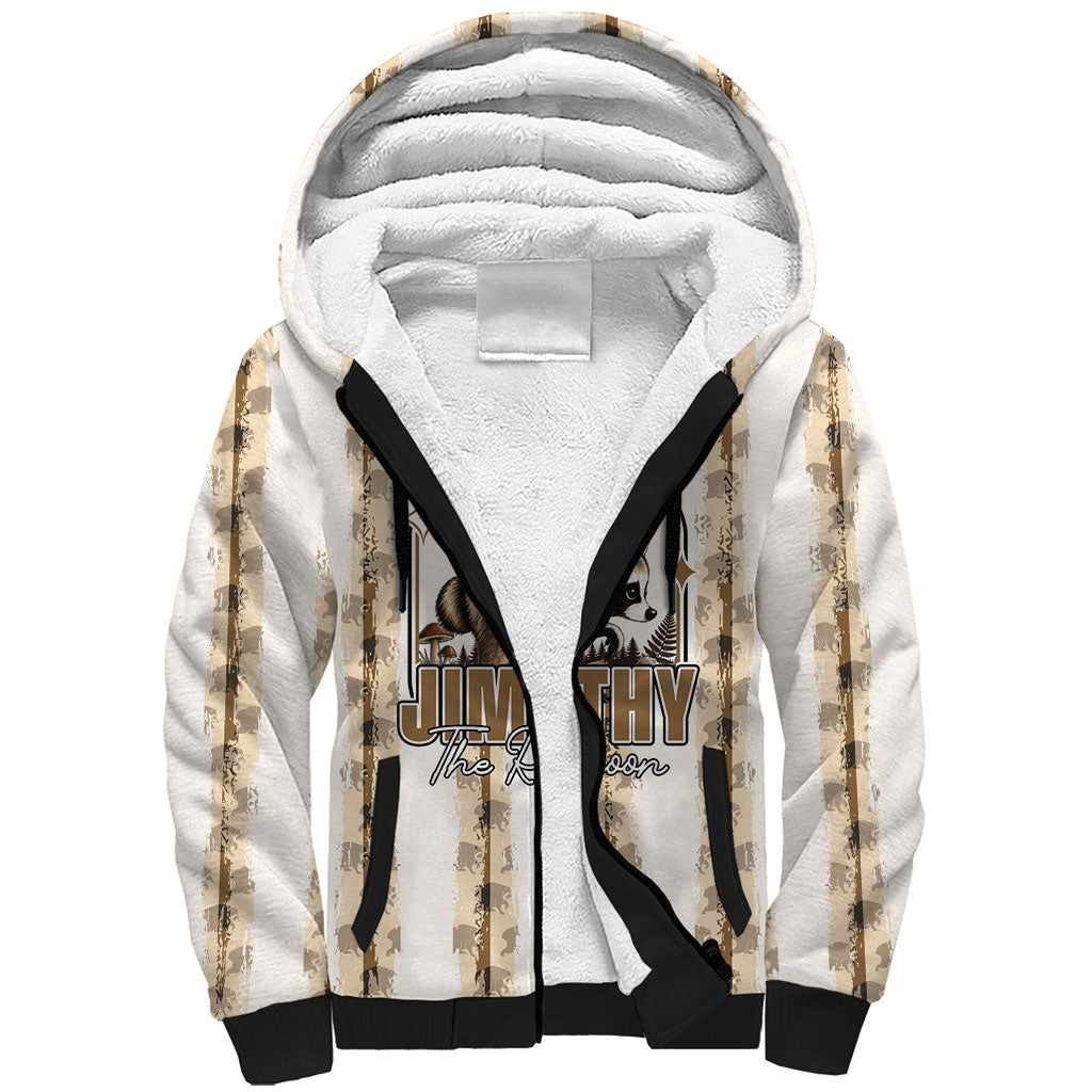 Jimothy The Raccoon Sherpa Hoodie Seattle Trash Panda Lover
