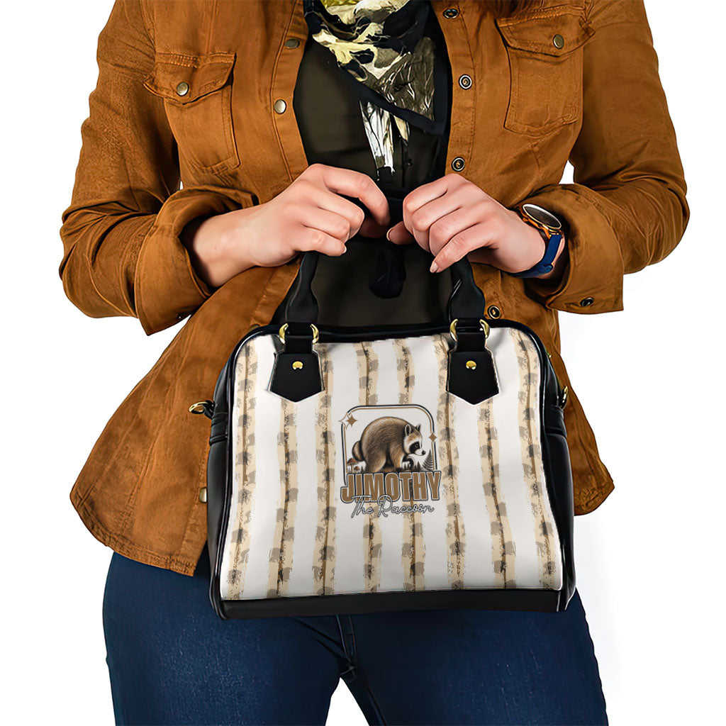 Jimothy The Raccoon Shoulder Handbag Seattle Trash Panda Lover