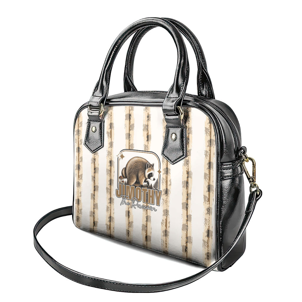 Jimothy The Raccoon Shoulder Handbag Seattle Trash Panda Lover