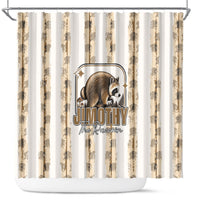 Jimothy The Raccoon Shower Curtain Seattle Trash Panda Lover