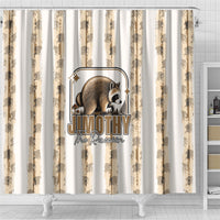 Jimothy The Raccoon Shower Curtain Seattle Trash Panda Lover