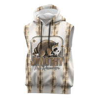 Jimothy The Raccoon Sleeveless Hoodie Seattle Trash Panda Lover
