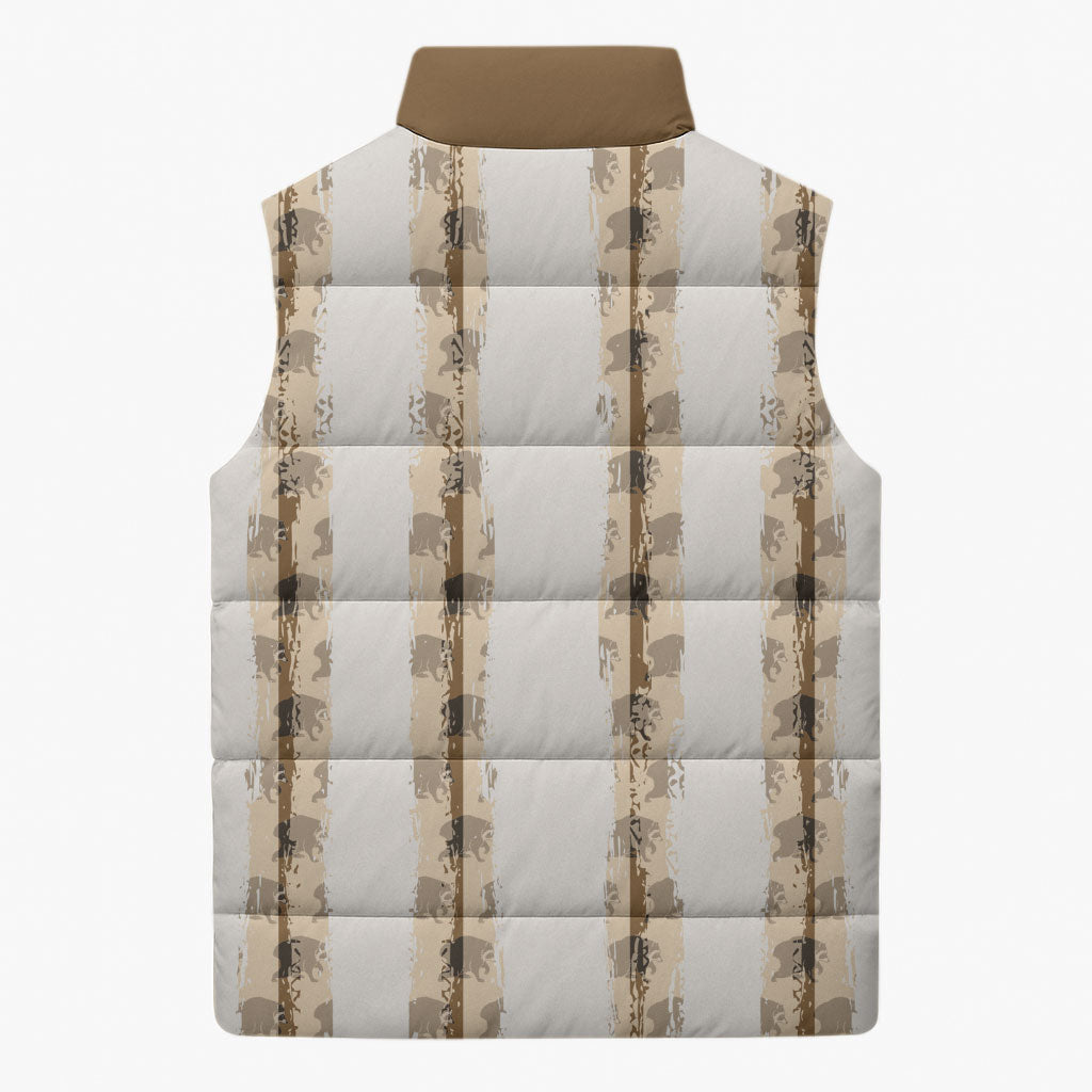 Jimothy The Raccoon Sleeveless Puffer Jacket Seattle Trash Panda Lover