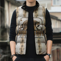 Jimothy The Raccoon Sleeveless Puffer Jacket Seattle Trash Panda Lover