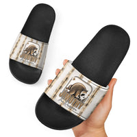 Jimothy The Raccoon Slide Sandals Seattle Trash Panda Lover