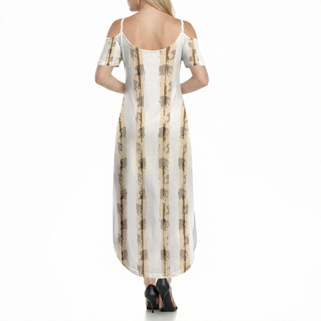 Jimothy The Raccoon Summer Maxi Dress Seattle Trash Panda Lover