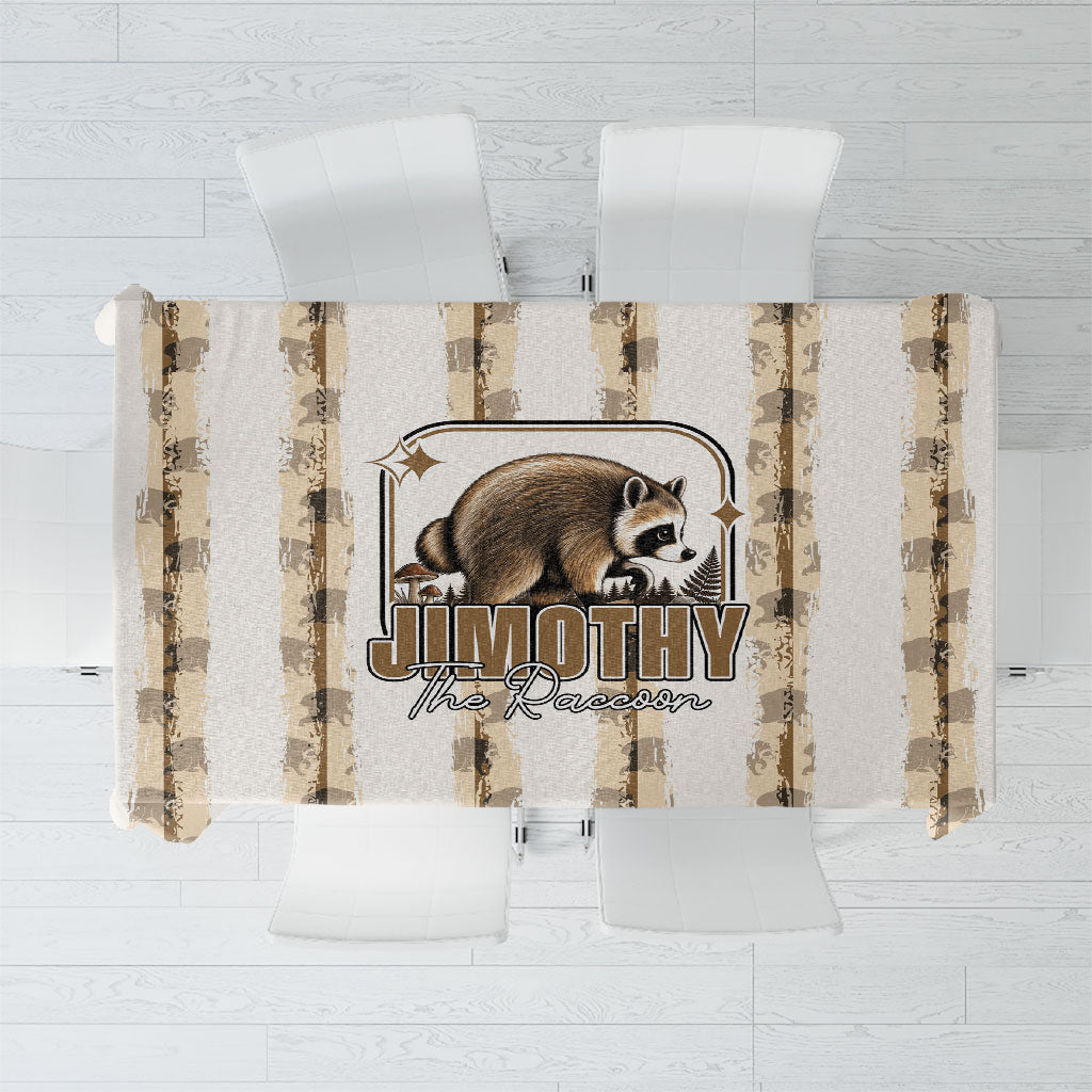 Jimothy The Raccoon Tablecloth Seattle Trash Panda Lover