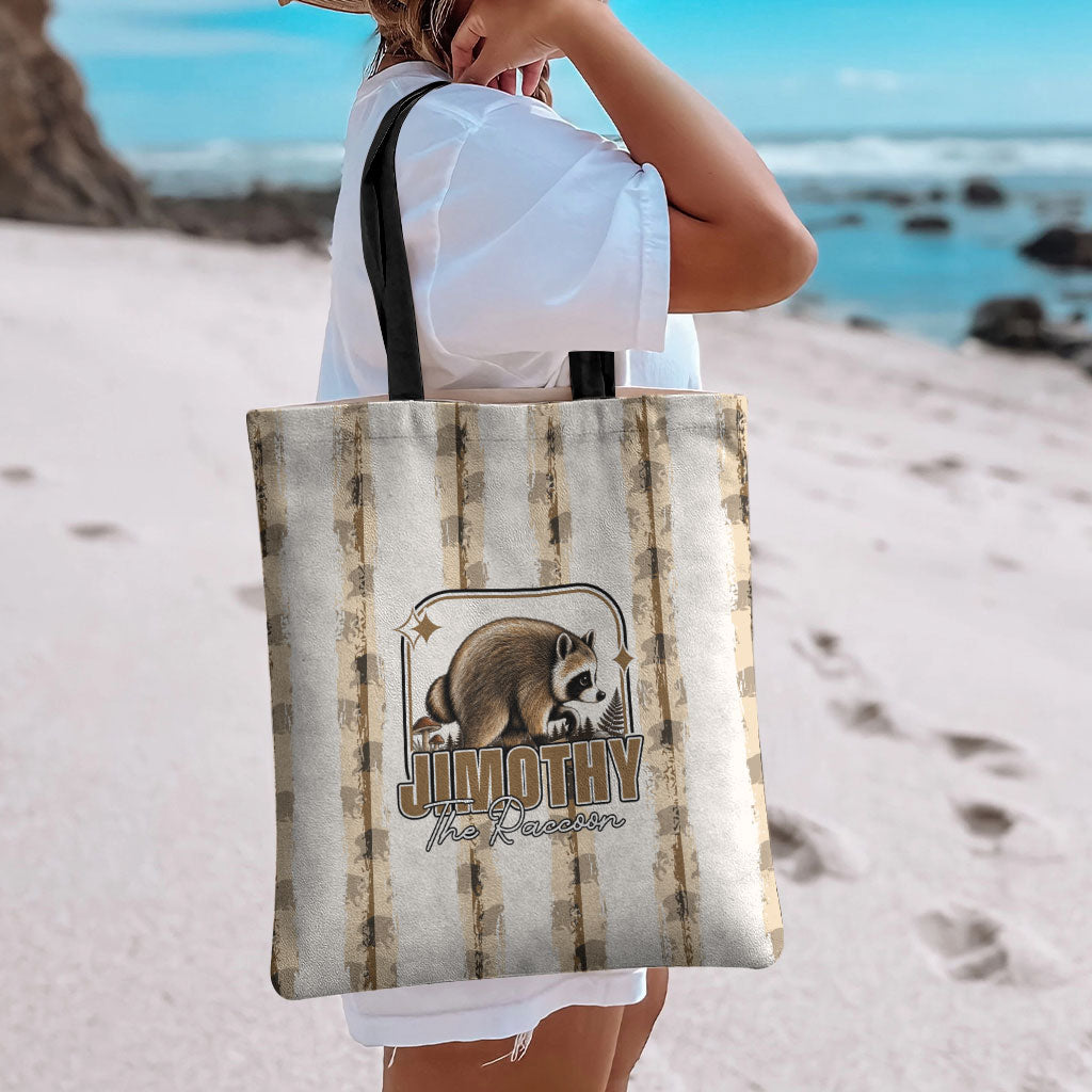 Jimothy The Raccoon Tote Bag Seattle Trash Panda Lover
