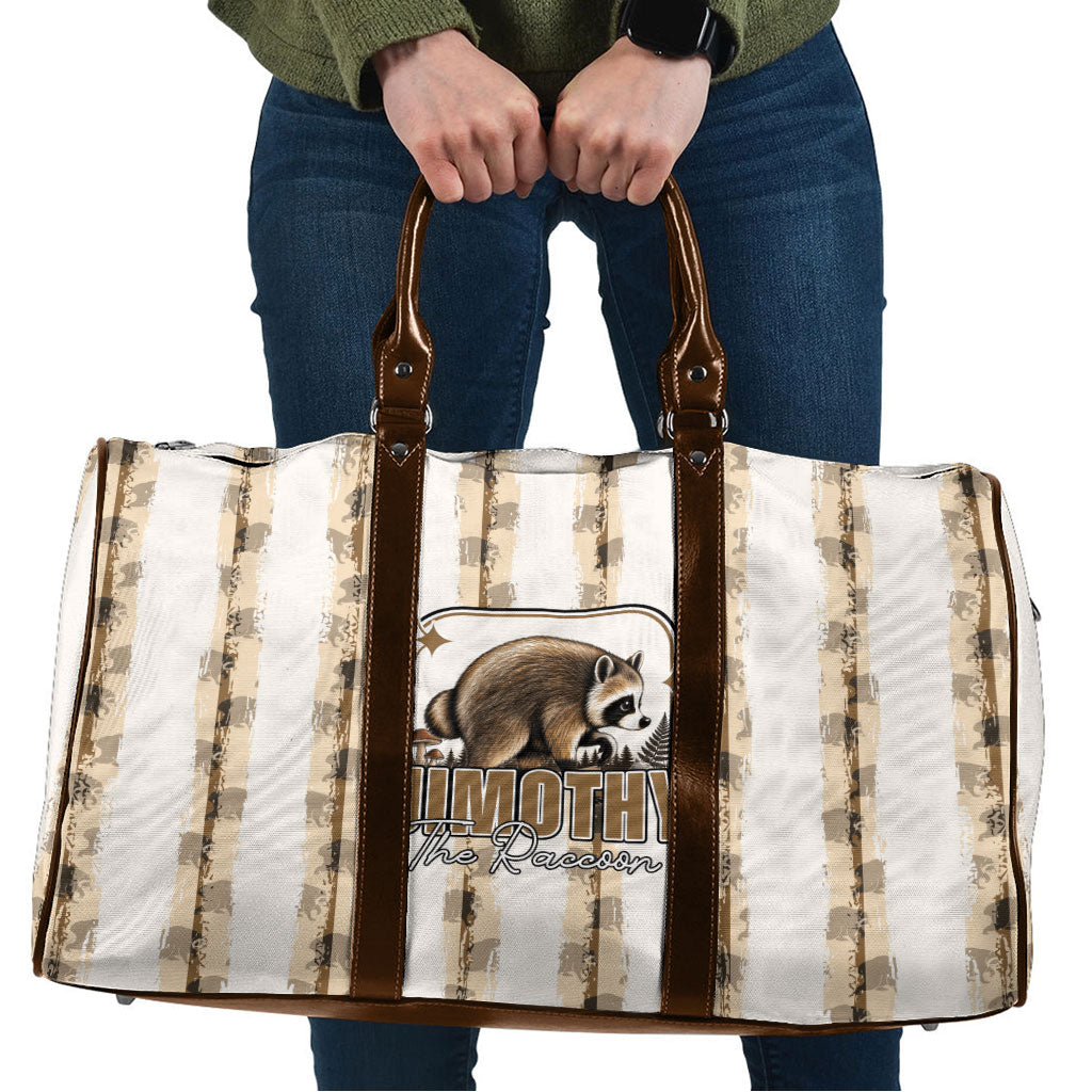 Jimothy The Raccoon Travel Bag Seattle Trash Panda Lover