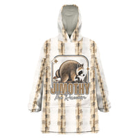Jimothy The Raccoon Wearable Blanket Hoodie Seattle Trash Panda Lover