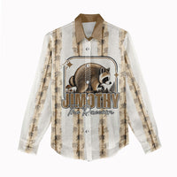 Jimothy The Raccoon Women Casual Shirt Seattle Trash Panda Lover