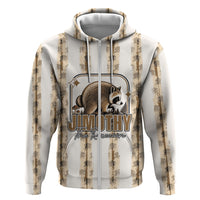 Jimothy The Raccoon Zip Hoodie Seattle Trash Panda Lover