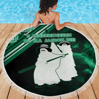 Nigeria Yoruba Festival Beach Blanket Eko Spirit Eyo Masquerade LT05 - Wonder Print Shop