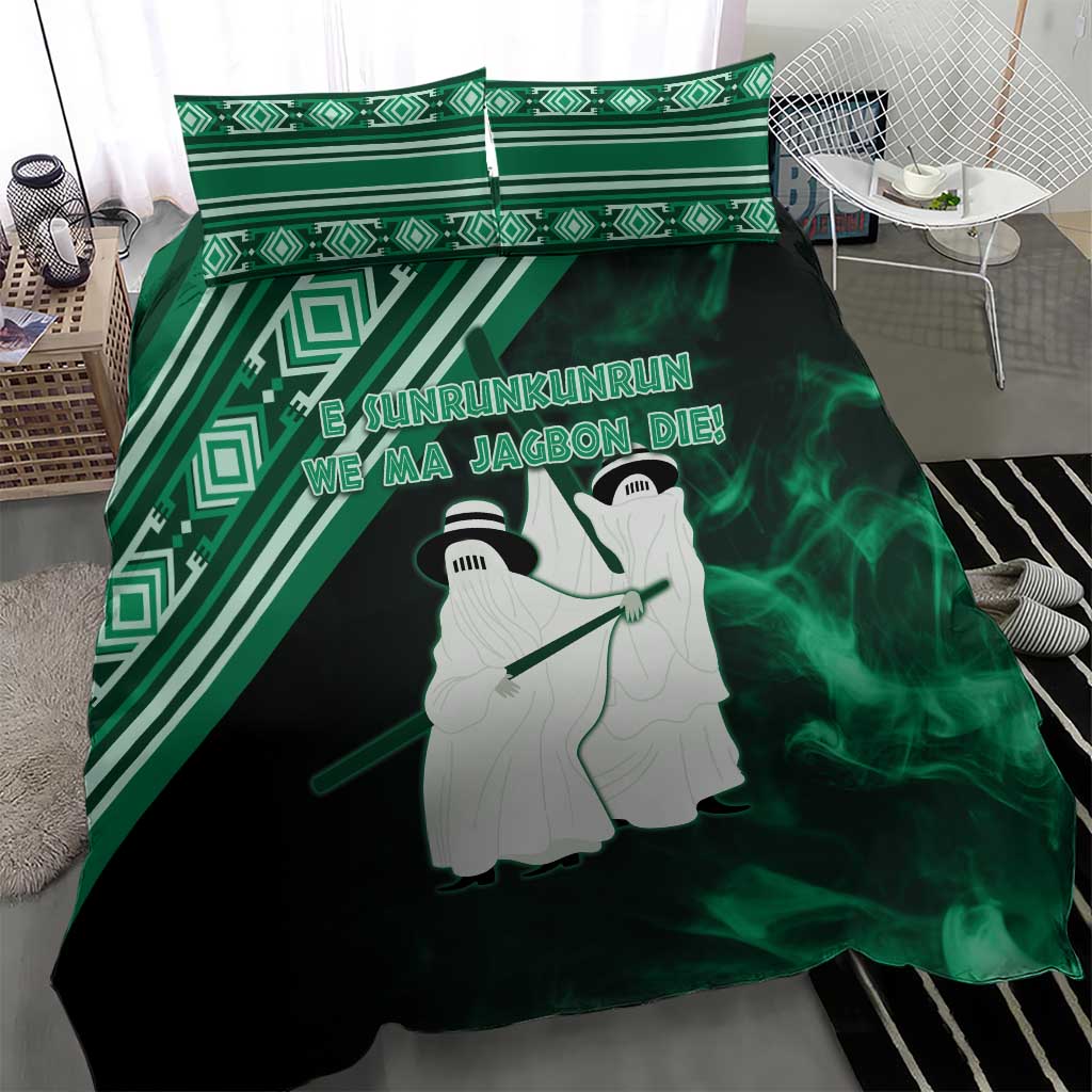 Nigeria Yoruba Festival Bedding Set Eko Spirit Eyo Masquerade LT05 - Wonder Print Shop