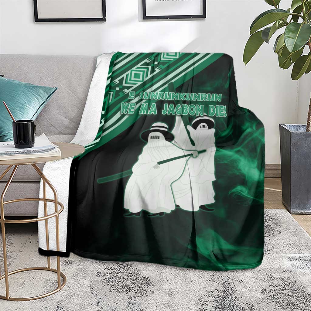 Nigeria Yoruba Festival Blanket Eko Spirit Eyo Masquerade