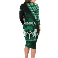 Nigeria Yoruba Festival Family Matching Long Sleeve Bodycon Dress and Hawaiian Shirt Eko Spirit Eyo Masquerade LT05 - Wonder Print Shop