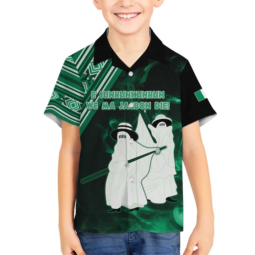 Nigeria Yoruba Festival Hawaiian Shirt Eko Spirit Eyo Masquerade LT05 - Wonder Print Shop