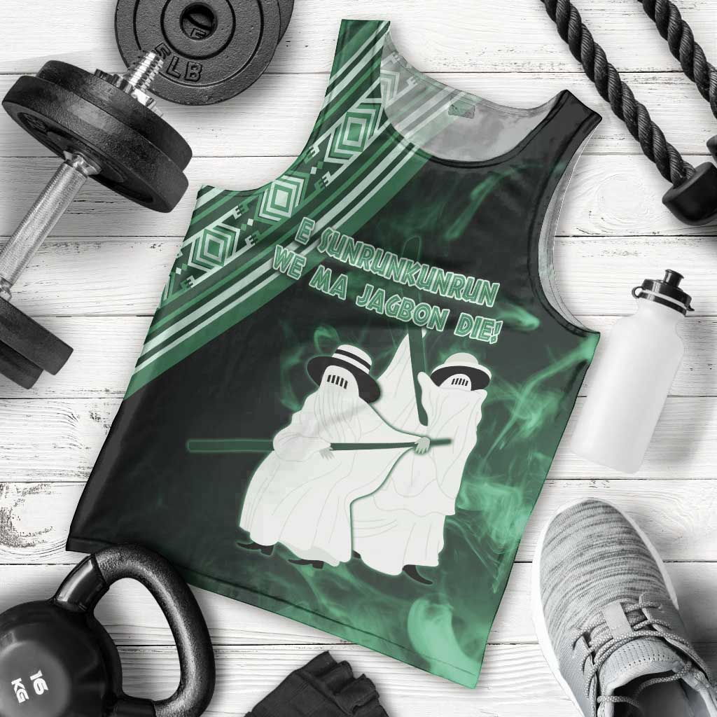 Nigeria Yoruba Festival Men Tank Top Eko Spirit Eyo Masquerade LT05 - Wonder Print Shop