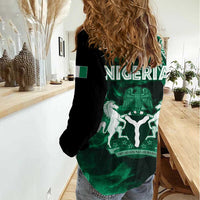 Nigeria Yoruba Festival Women Casual Shirt Eko Spirit Eyo Masquerade LT05 - Wonder Print Shop