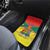 Personalized Grenada Christmas Car Mats Coat Of Arms Bougainvillea Wreath - Wonder Print Shop