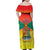 Personalized Grenada Christmas Family Matching Off Shoulder Maxi Dress and Hawaiian Shirt Coat Of Arms Bougainvillea Wreath - Wonder Print Shop