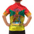 Personalized Grenada Christmas Family Matching Summer Maxi Dress and Hawaiian Shirt Coat Of Arms Bougainvillea Wreath - Wonder Print Shop
